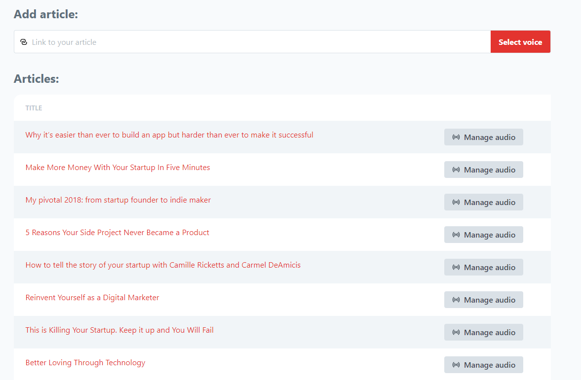 Audio Bot 截图