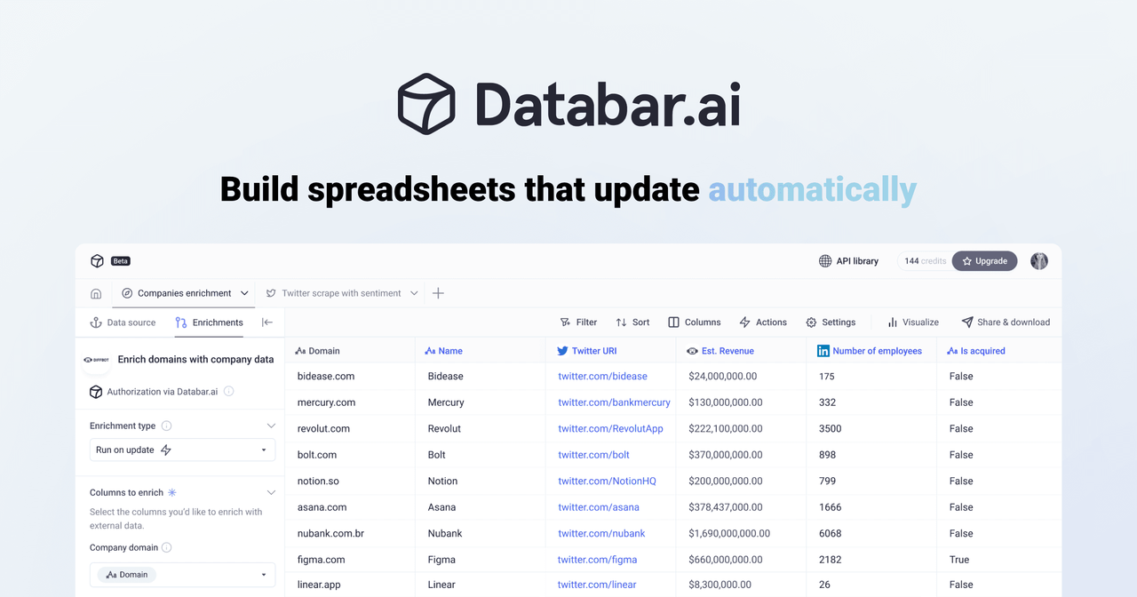 Databar.ai 截图