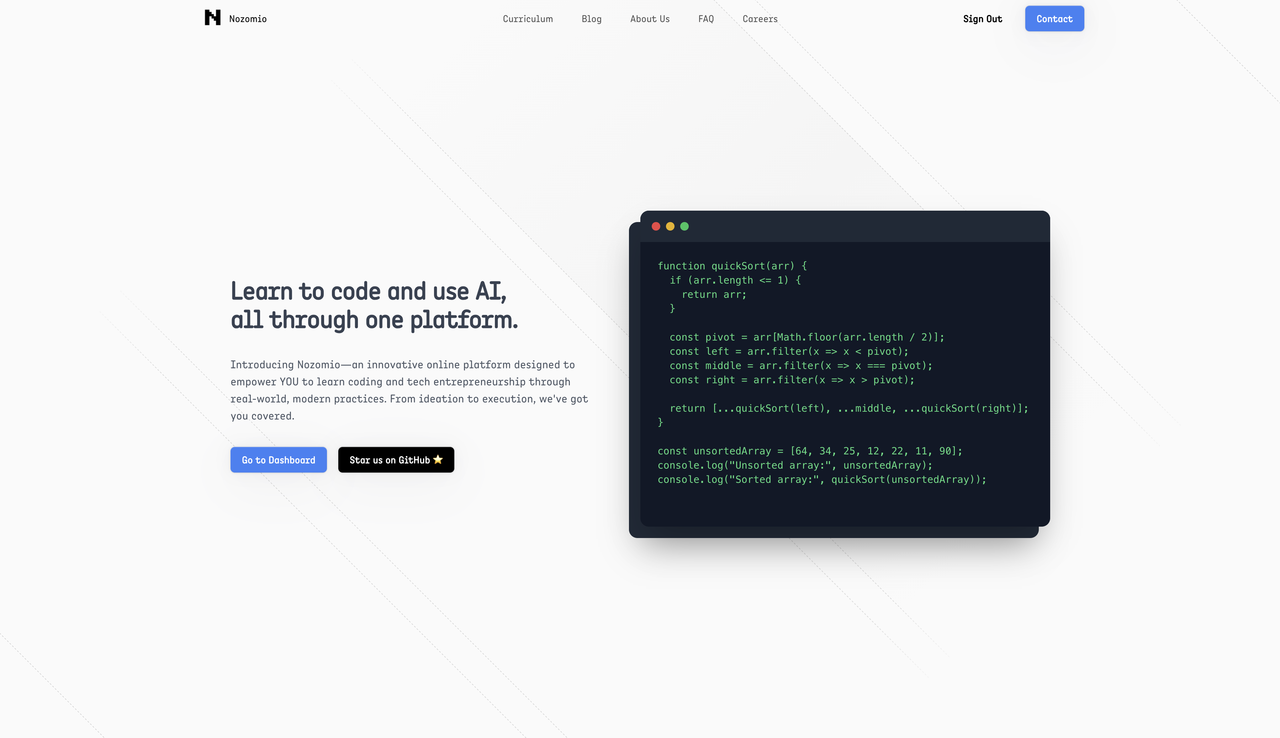 Nozomio Labs 截图