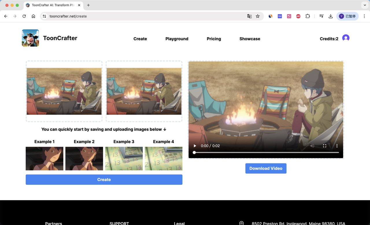 ToonCrafter AI 截图