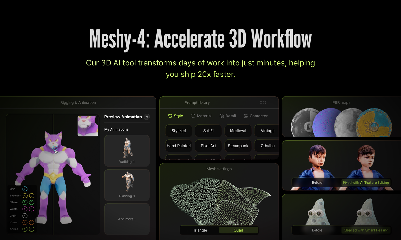 Meshy 截图
