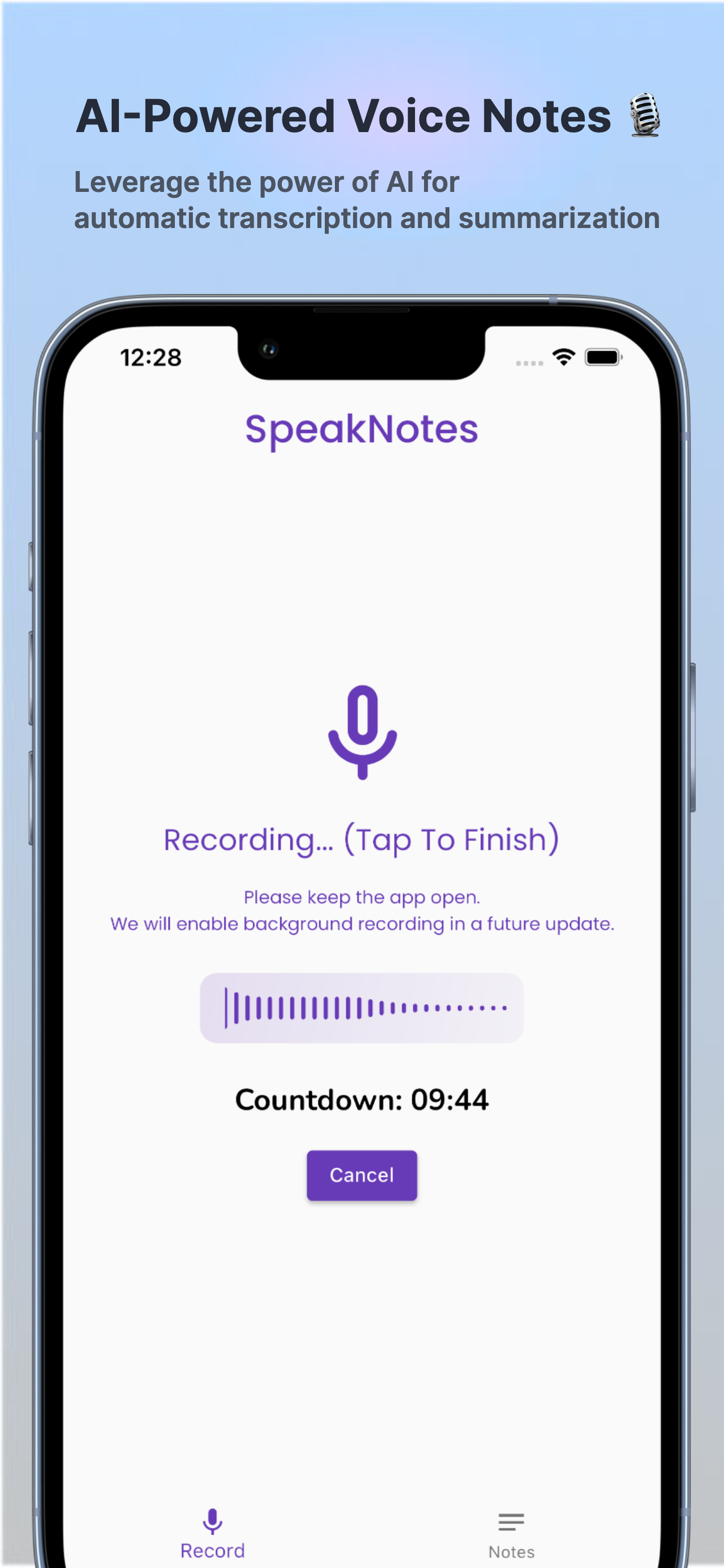 SpeakNotes 截图