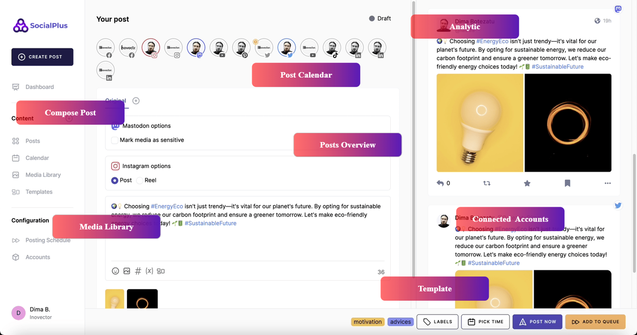 SocialPlus AI 截图