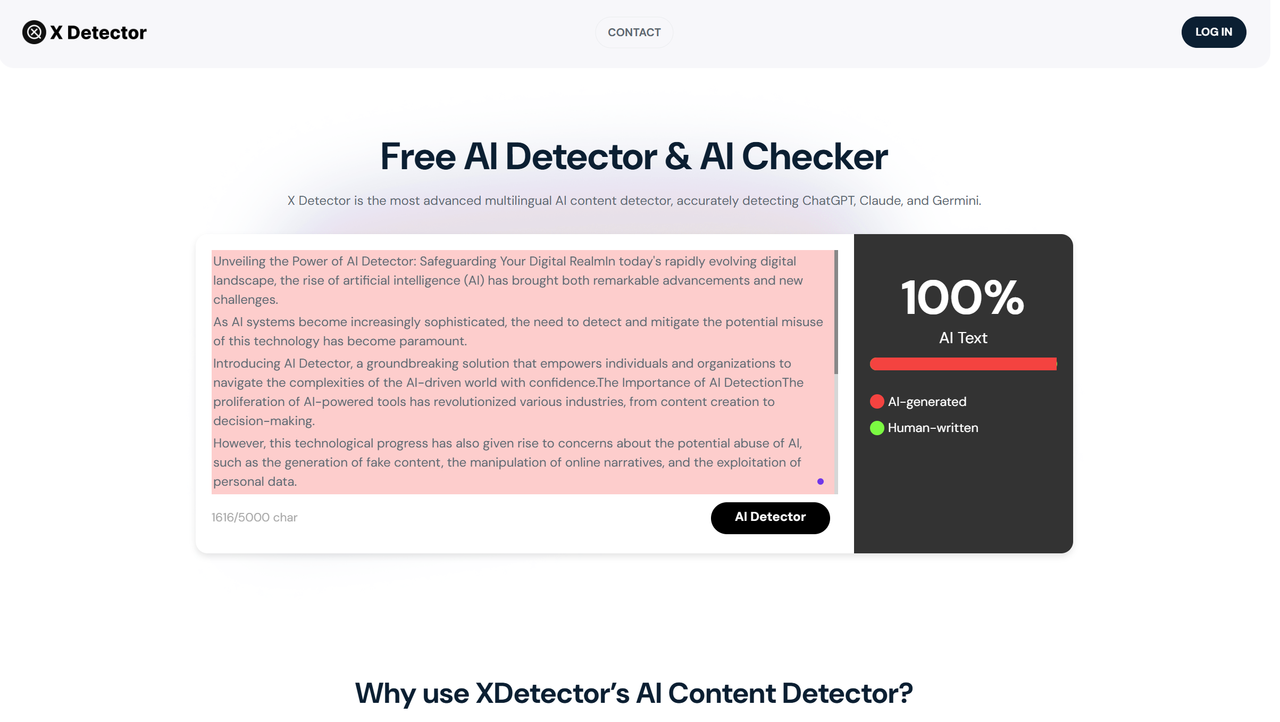 X Detector 截图