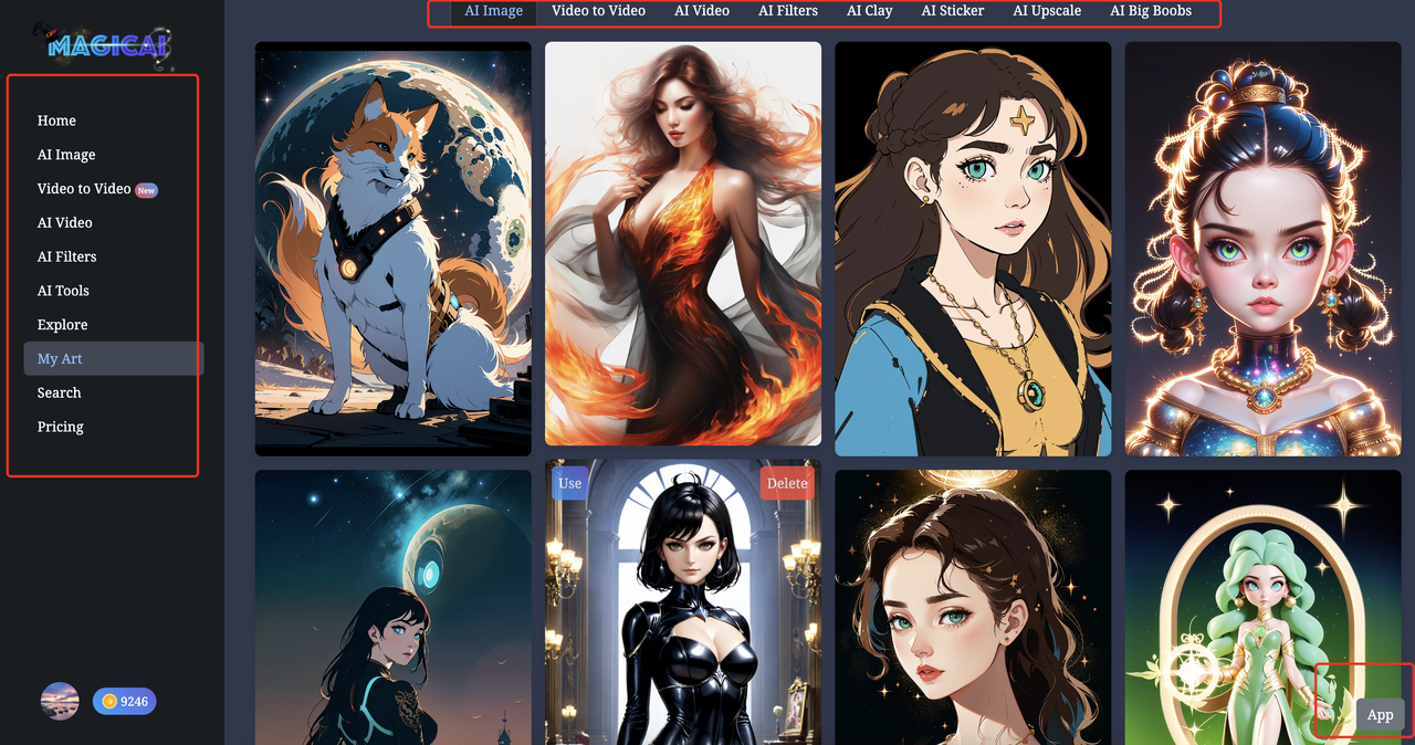 Immagic AI 截图