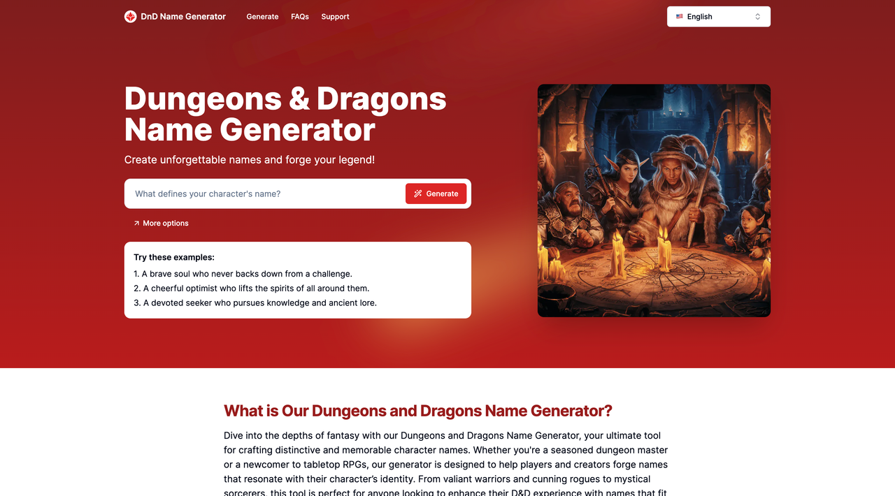 DnD 名称生成器 截图