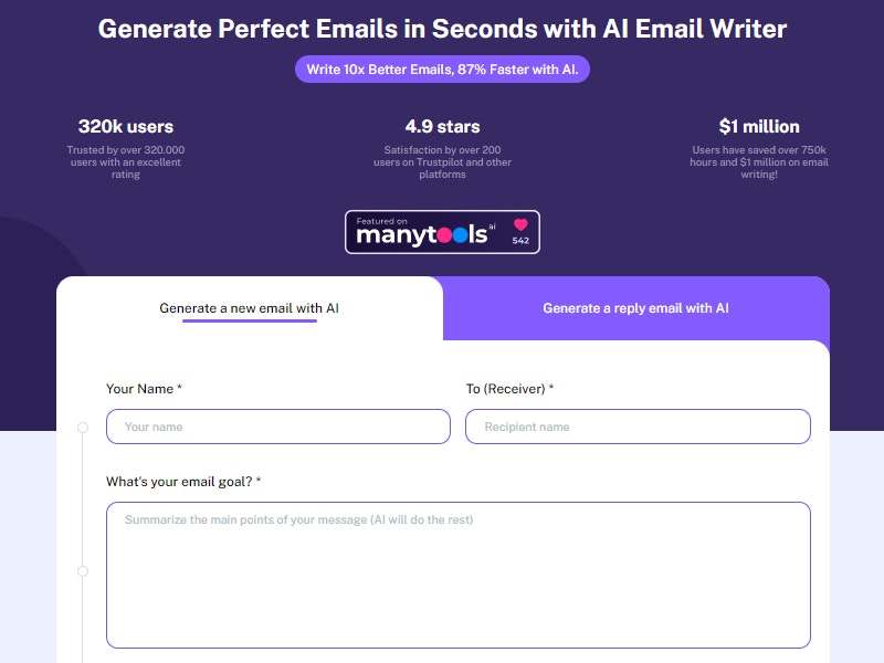 WriteMail.ai 截图