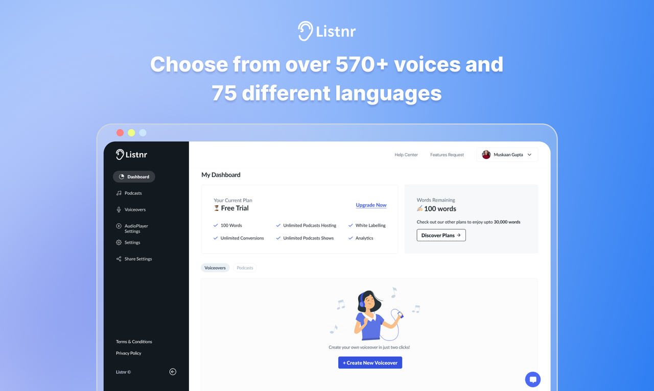 Listnr 截图