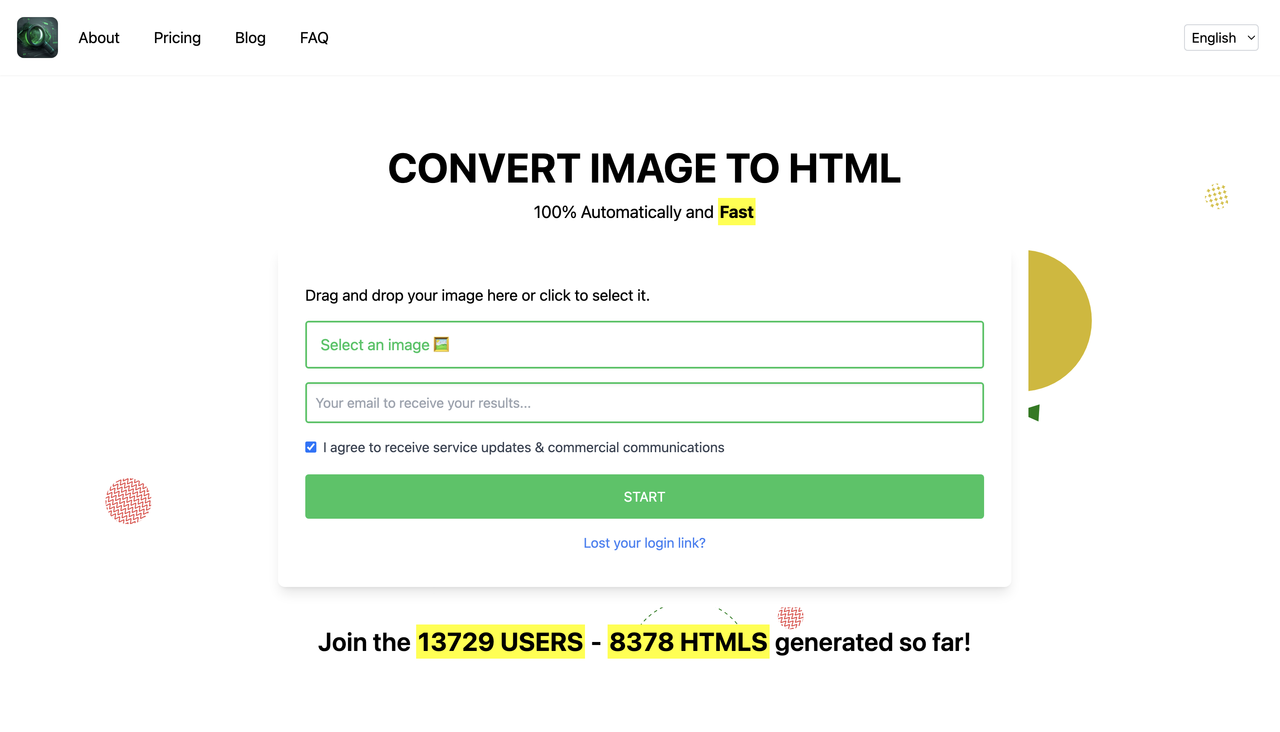 IMG2HTML 截图