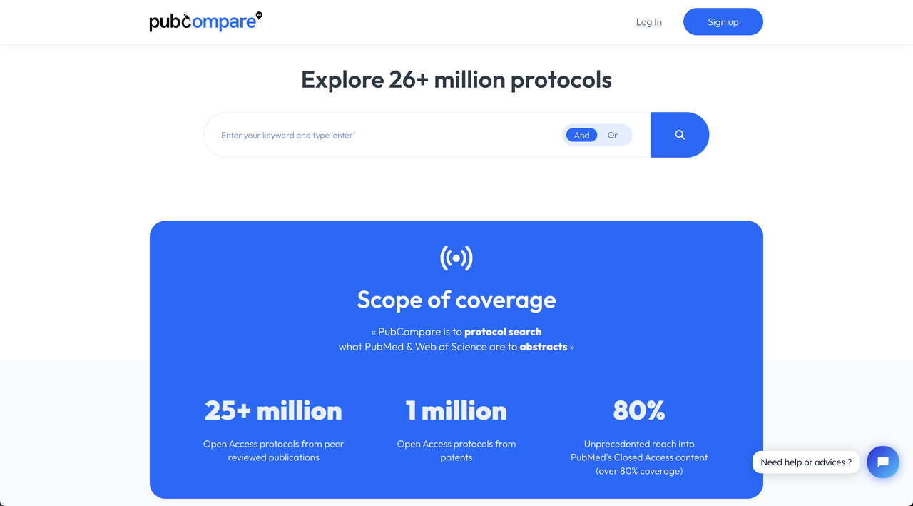 PubCompare 截图