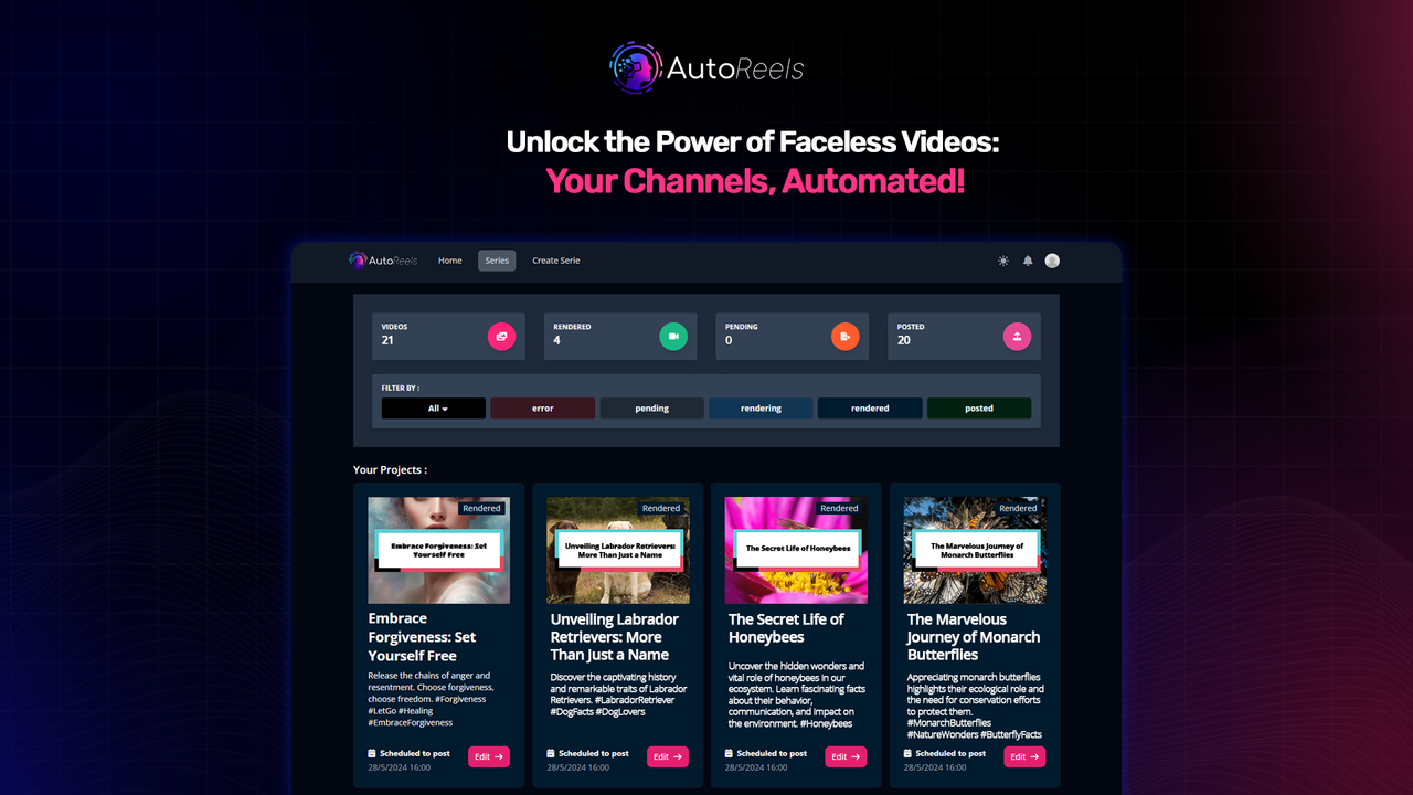 AutoReels 截图