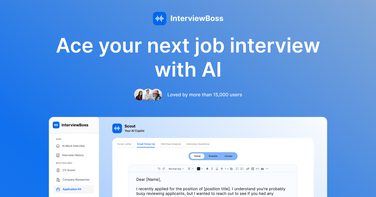 InterviewBoss.ai 截图
