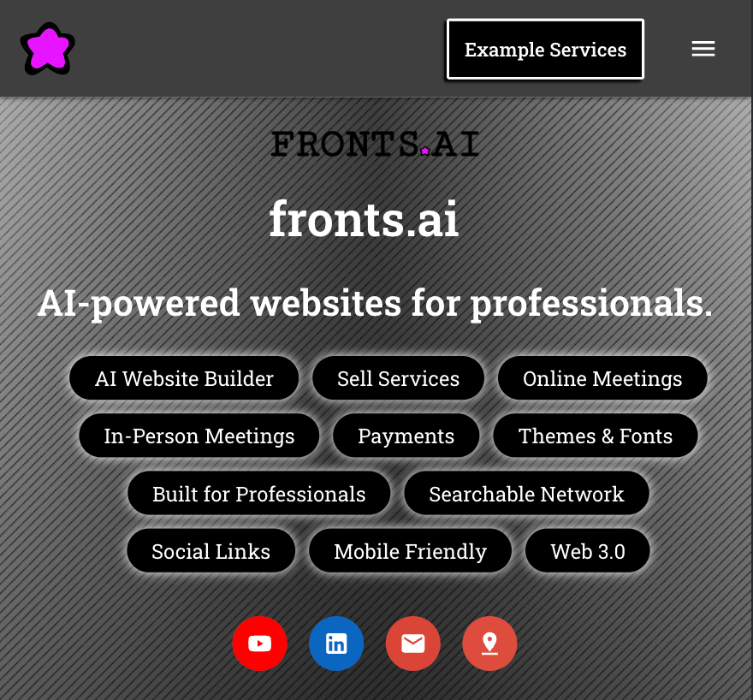 frnts.ai 截图
