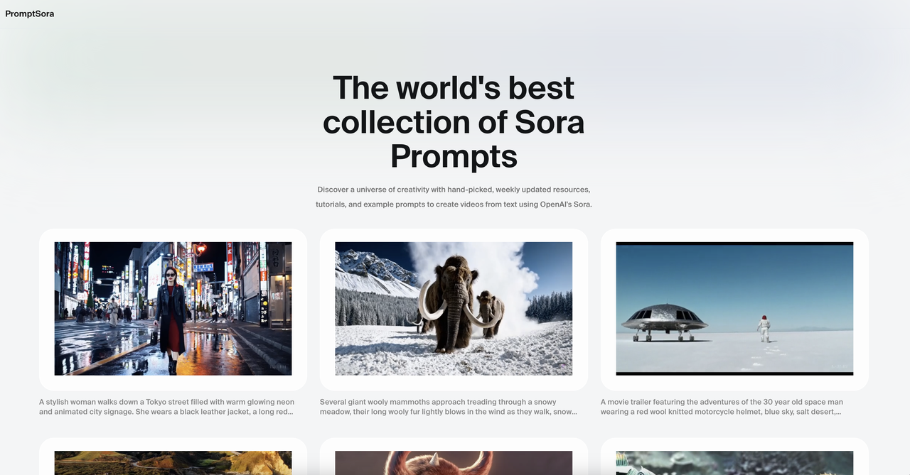 PromptSora 截图