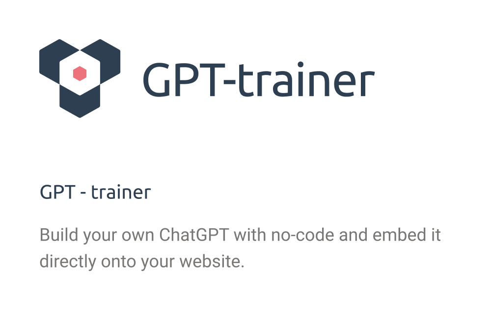 GPT-trainer 截图
