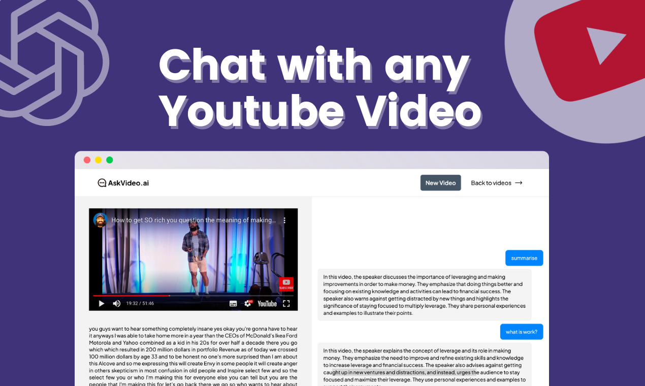 AskVideo AI 截图