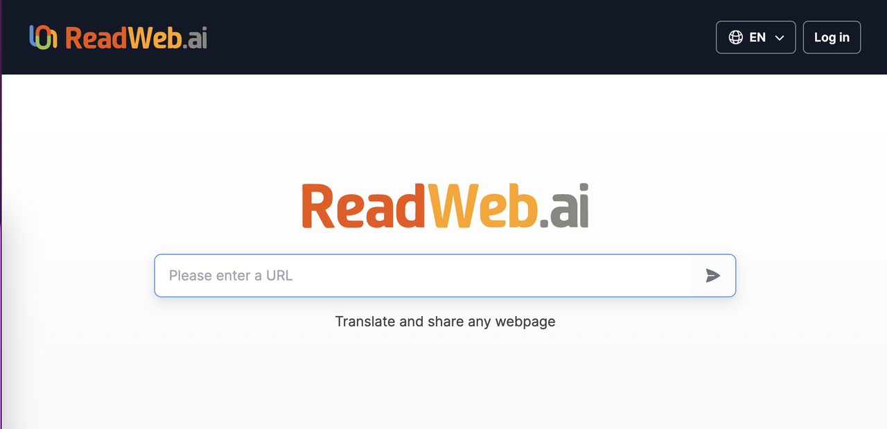 ReadWeb.ai 截图
