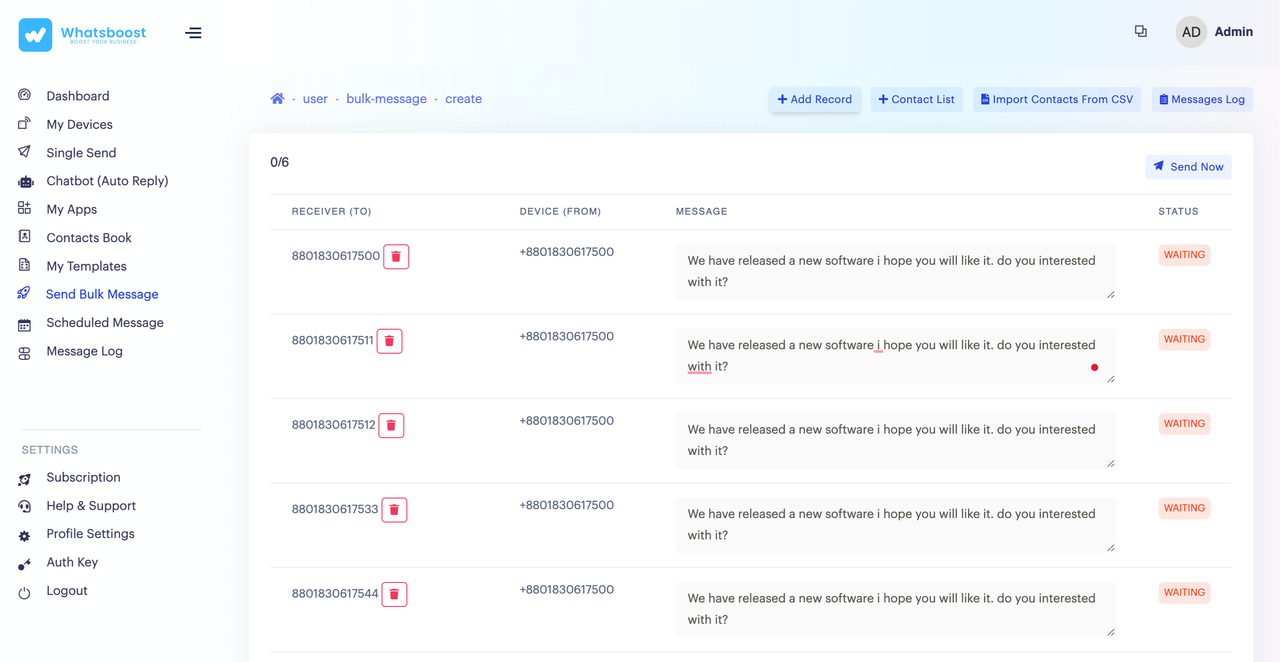 WhatsBoost 截图