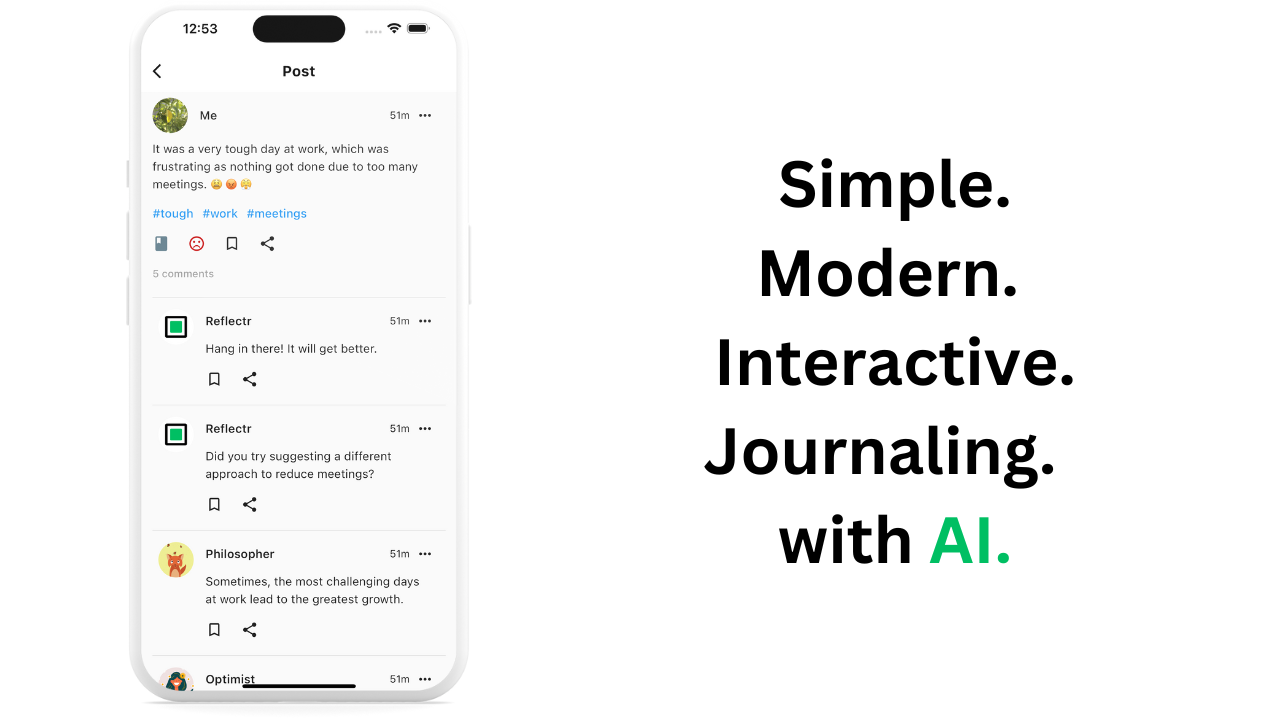 Reflectr AI Journal 截图