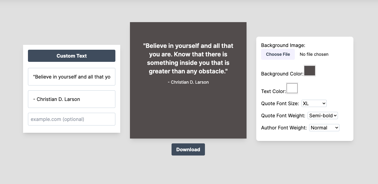 QuotesMaker 截图