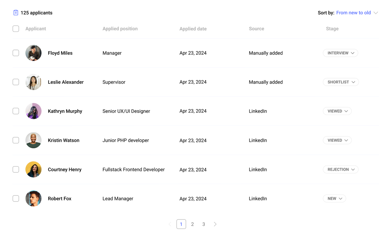Hirebee 截图