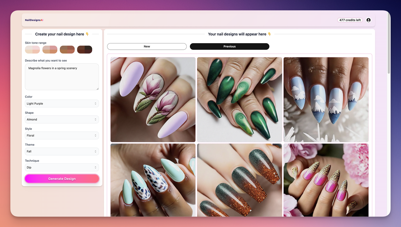 NailDesignsAI 截图