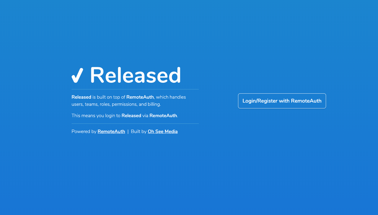 Released 截图