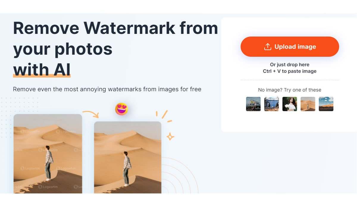 DeWatermark.AI 截图