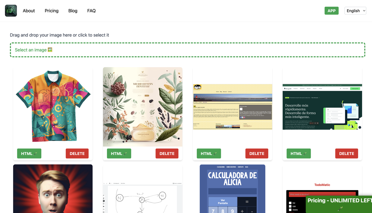 IMG2HTML 截图