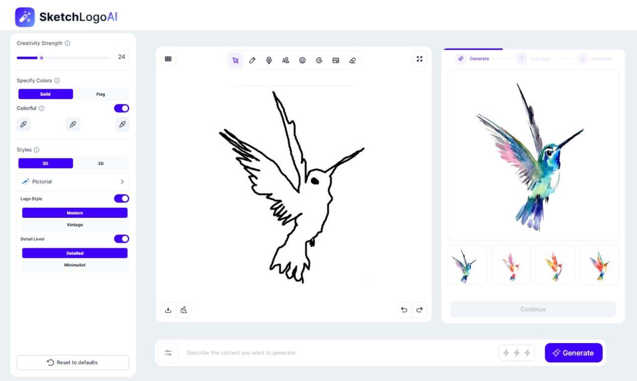 SketchLogo.ai 截图