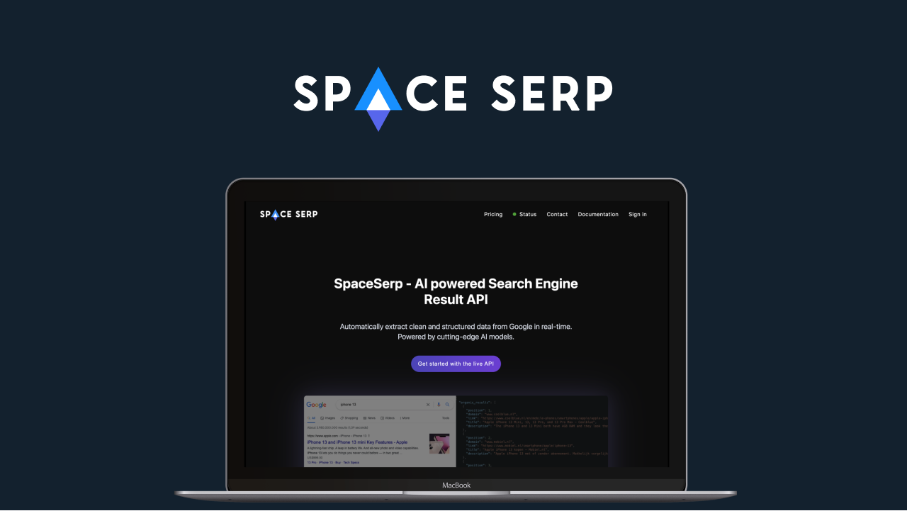 SpaceSerp 截图