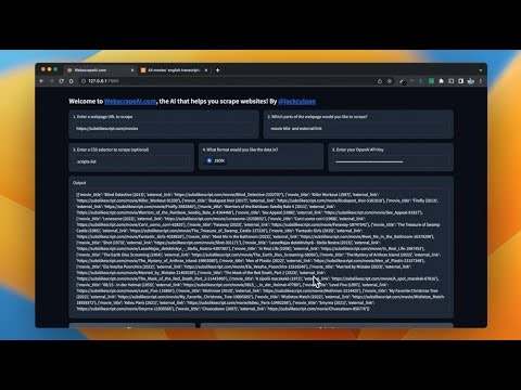 Webscrape AI 截图