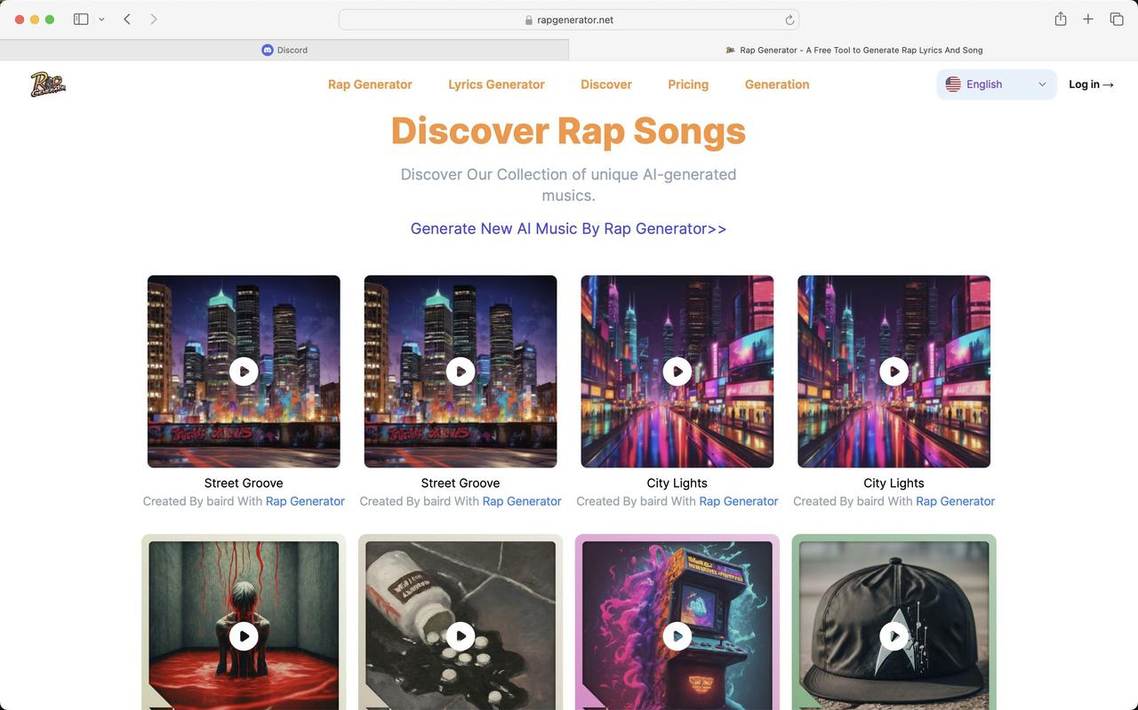 Rap Generator 截图