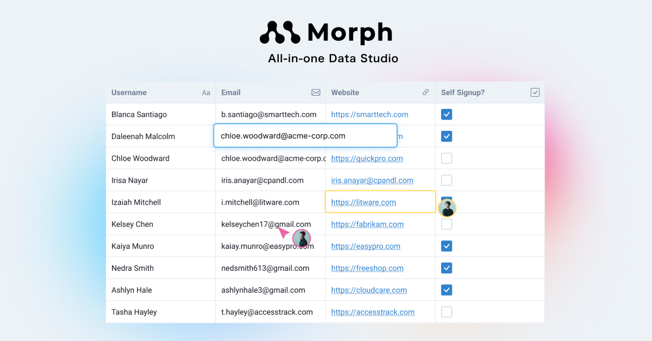 Morph 截图