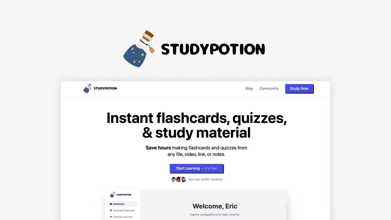 Study Potion AI 截图