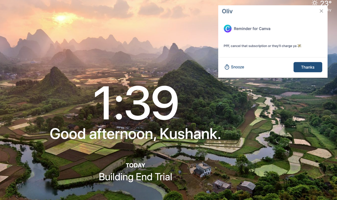 Oliv 截图