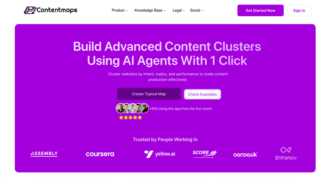 Contentmaps AI 截图