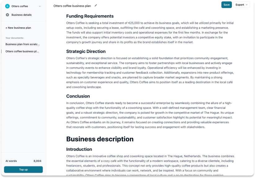 BizPlanner.AI 截图