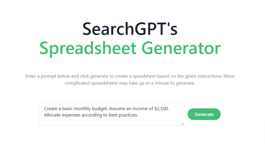 SearchGPT 截图