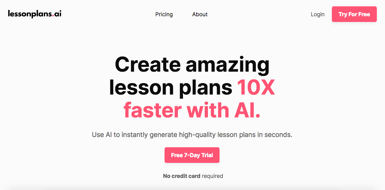 LessonPlans.ai 截图