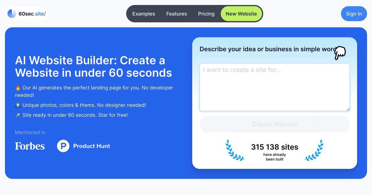 60sec.site 截图