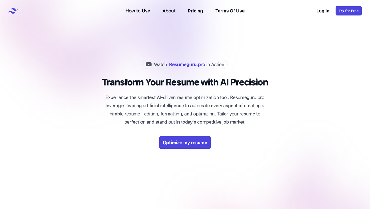 Resumeguru.pro 截图