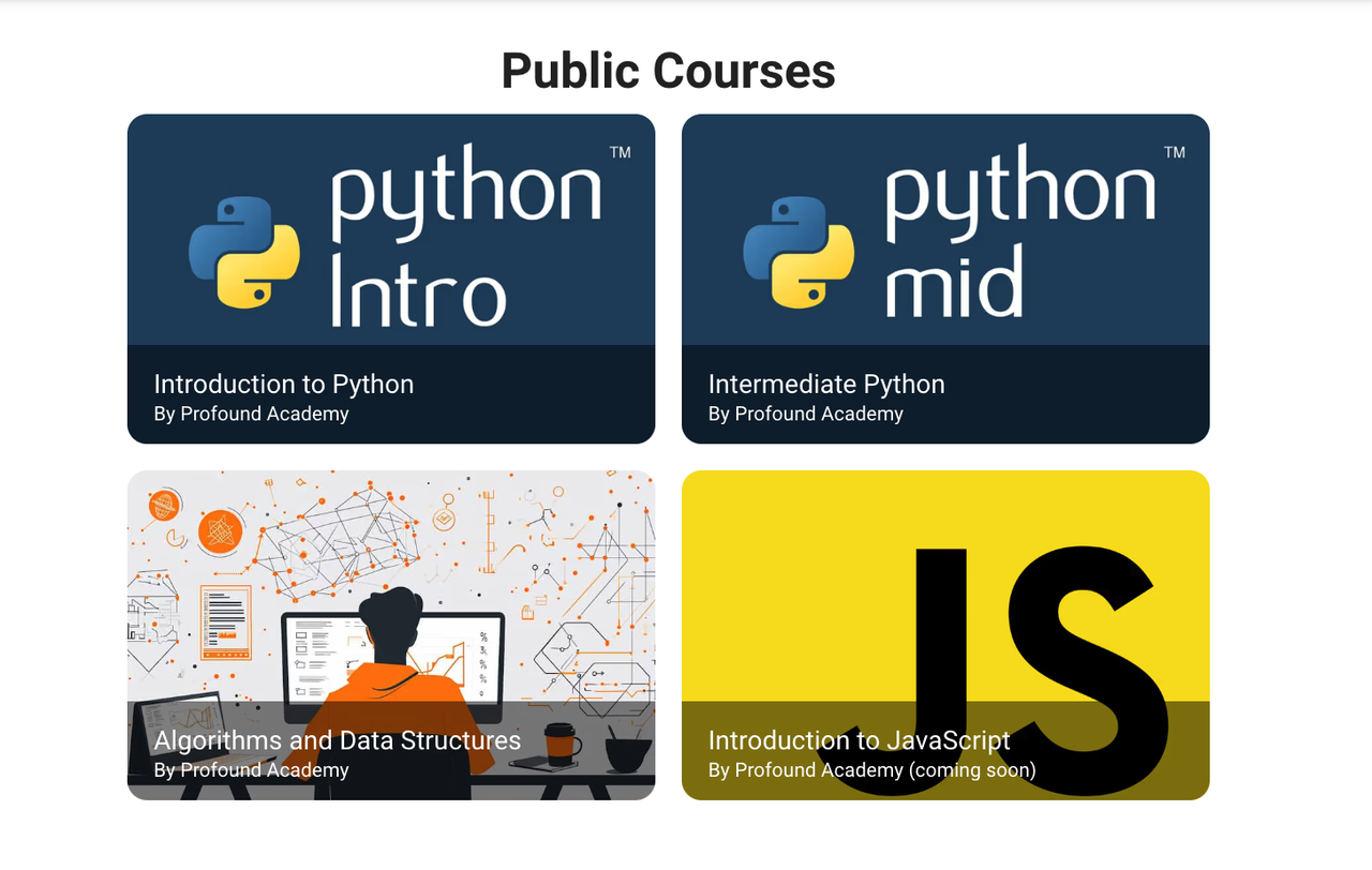 Profound Academy 截图
