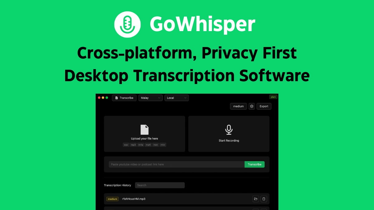 GoWhisper 截图