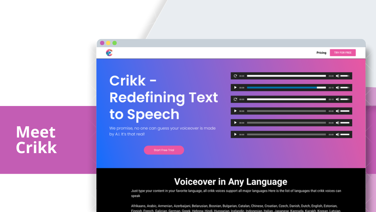 Crikk 截图