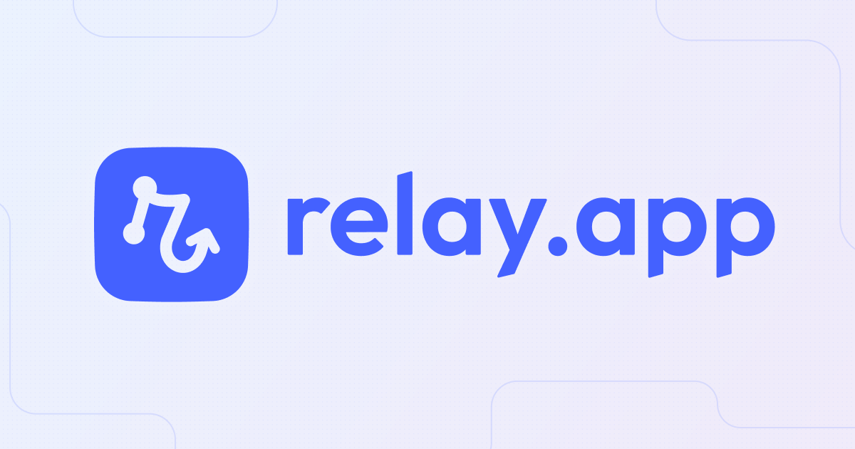 Relay.app 截图