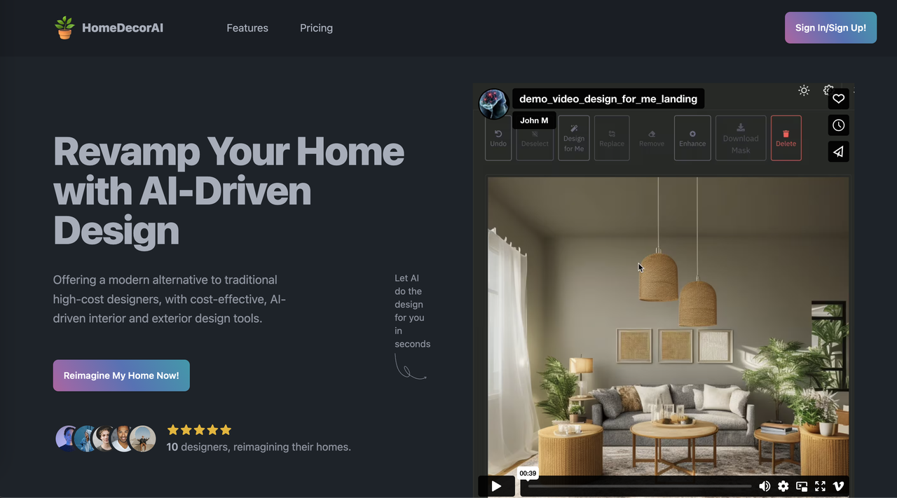 HomeDecorAI 截图