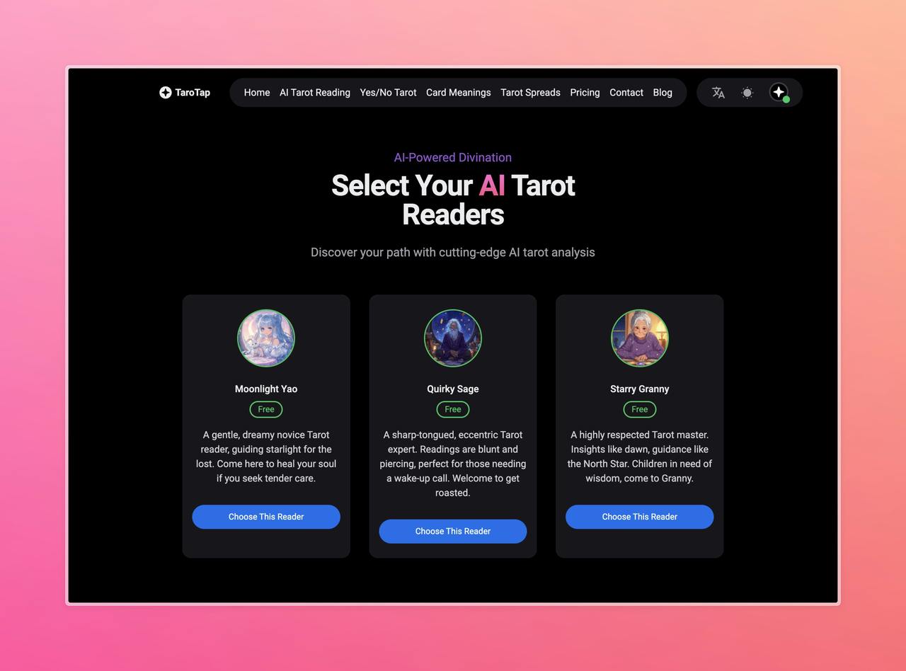 Tarotap 截图