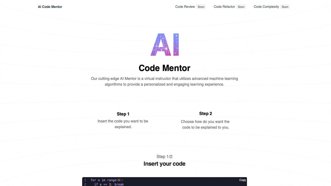 AI Code Mentor 截图
