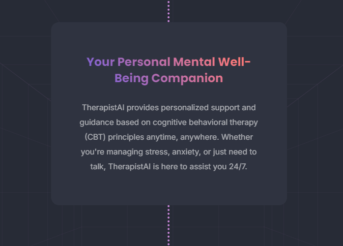 TherapistAI 截图